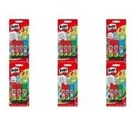 Lot de 3 bâtons de colle Pritt - PBS2B - Avec colle multicolore