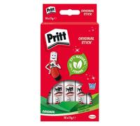 Pritt Bâton de colle solide Lavable en machine non toxique standard, 11 g - Lot de 10