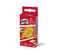 Pritt Cassette de recharge pour rouleau adhésif Refill non permanent, ruban adhésif double face repositionnable pour papier, carton et photos, longueur env. 16 m, largeur env. 8,4 mm