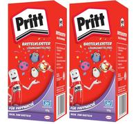 Pritt colle de bricolage papier mâché, 125 g de poudre, sans danger pour les enfants, lavable à l'eau chaude, sans conservateurs ni solvants, 9H 1888145 (Lot de 2)