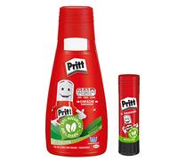 Pritt Colle universelle Pritt, colle liquide à séchage rapide et application facile pour l'école et les loisirs, set de 100 g de colle de bricolage et 11 g de bâton de colle Pritt Stick