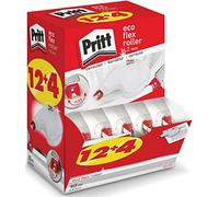 Pritt correcteur Pritt ECO Flex Sideway, application latérale, réécriture immédiate, pointe flexible, largeur env. 4,2 mm, longueur env. 10 m, set économique de 16 rouleaux