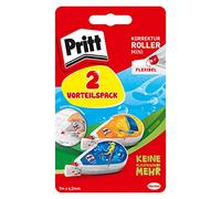 Pritt Kit de correction Flex Design Mini Format Ruban correcteur de qualité supérieure avec pointe flexible, largeur de bande : 4,2 mm, longueur du bracelet : 7 m, 9H PRB22