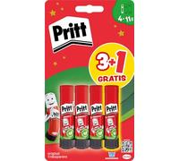 Pritt Lot de 4 bâtons de colle design - Colle sûre et adaptée aux enfants - Pour l'art et le bricolage - Colle forte pour l'école - 4 x 11 g - 9H PBS5B