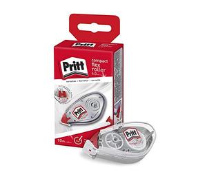 PRITT Lot de 5 Rollers Correction Jetable COMPACT FLEX ROLLER 6mm x 10m