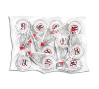 PRITT Paquet de 10 mini rollers correction frontal jetable PRITT. Capuchon protection.Dimensions 4,2mmx7m
