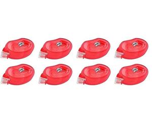 Pritt Roller de colle Compact permanent, excellente performance de collage, ruban Premium avec alvéoles de colle, longueur de ruban 10 m, largeur de bande 8,4 mm, set économique de 4 rollers de colle