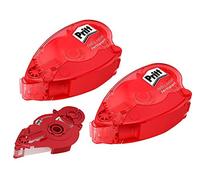Pritt Roller de colle Refill, permanent, pour collages permanents, longueur de bande 16 m, largeur de bande 8,4 mm, set économique avec 2 rollers rechargeables et 1 recharge