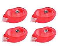 Pritt ZCGPB4X Rouleau adhésif compact permanent, excellente performance adhésive, ruban premium avec nid d'abeille, longueur du ruban 10 m, largeur 8,4 mm, lot économique de 4 rouleaux de colle, 9H