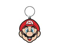 Pritties Accessories Porte-clés en caoutchouc véritable Super Mario 'Mario'