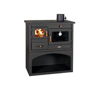Prity 1P34 Cuisinière à bois 10,1kW avec Four ÉcoDesign