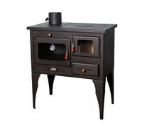 Prity 1P34L Grand four à bois avec porte gauche Grand format Certifié CE Ferme