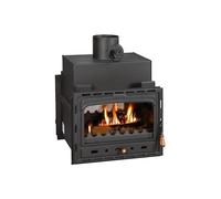 Prity 2C Insert de cheminée | 16 kW | Poêle à bois | Efficacit Tuyau de fumée Ø 200 mm