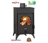 Prity KR D Poêle à bois 9,3kW Chauffage Maison ÉcoDesign Livraison