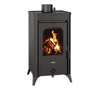 Prity SR D Multifuel Poêle à bois 11 kW | Version chaudière | Certifié CE | Brûleur à bois à combustible solide | Conforme à la norme EN 13240