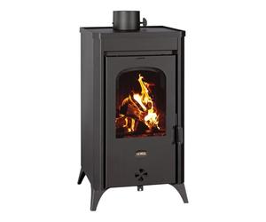 Prity SR D Multifuel Poêle à bois 11 kW | Version chaudière | Certifié CE | Brûleur à bois à combustible solide | Conforme à la norme EN 13240