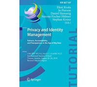 Privacy And Identity Management. Fairness, Accountability, And Transparency In The Age Of Big Data