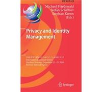 Privacy and Identity Management - Springer Nature Switzerland AG - Springer Nature Switzerland AG - Livre en Anglais - Paperback Springer Nature Switzerland AGSpringer Nature Switzerland AG (Auteur)