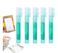 Privacy Cover Spray, Liquid Paper Correction Fluid, Thermal Sensitive Paper Correction Spray, Thermal aper Privacy Eraser, Portable rivacy Information Coverage Fluid Liquid (5 Pcs)