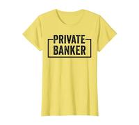 Private Banker T-Shirt, Femme, Citron, L