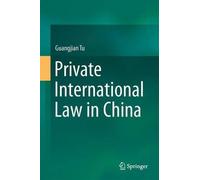 Private International Law In China