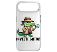 Private Investigator PI Funny Alligator Pun Detective Spy Coque pour iPhone Air