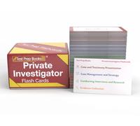 Private Investigator Study Cards: Test Prep and Practice Test Questions for the Private Investigator Exam [Full Color Cards]