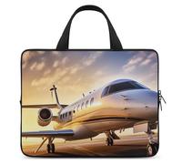 Private Plane - Housse pour ordinateur portable de 12 pouces - Housse de protection ultra fine et étanche avec dragonne