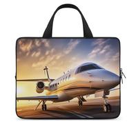 Private Plane - Housse pour ordinateur portable de 15 po - Housse de protection ultra fine et étanche avec dragonne