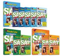 Private Tutor - 3 Books & 9 DVDs - Complete SAT Prep Course in Math, Writing & Reading