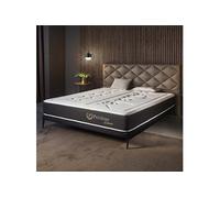 NATURALEX - Matelas Privilege Hybride 140x200-24 cm - Ressorts Ensachés + Mousse Mémoire de Forme Premium - Blue Latex - Confort Mi-Ferme - Respirant - 7 Zones - Sommeil Isolé - Fabriqué en Europe