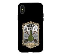 Privy Digging Antique Bottle Collector Deep in The Pit Coque pour iPhone X/XS