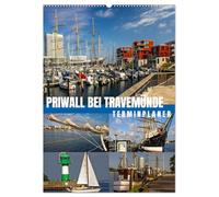 Priwall bei Travemünde - Terminplaner (Wandkalender 2026 DIN A2 hoch), CALVENDO Monatskalender: Naturerlebnis und Lifestyle an der Ostseeküste erleben