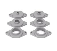 PRIWAS jeu de bagues de copiage compatible avec défonceuses et affleureuses Metabo | bagues de copiage compatibles avec fraises Metabo - type A