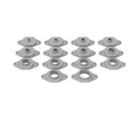 PRIWAS jeu de bagues de copiage compatible avec défonceuses et affleureuses Metabo | bagues de copiage compatibles avec fraises Metabo - type A