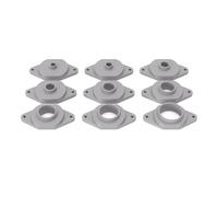 PRIWAS jeu de bagues de copiage compatible avec défonceuses et affleureuses Metabo | bagues de copiage compatibles avec fraises Metabo - type A