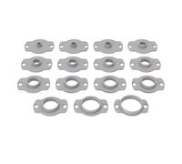 PRIWAS jeu de bagues de copiage compatible avec défonceuses et affleureuses Parkside | bagues de copiage compatibles avec fraises Parkside - type A