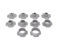 PRIWAS Jeu de douilles de copiage compatibles avec Bosch POF/GOF/GMF/GKF | Anneaux de copiage adaptés aux défonceuses Bosch (Set 2 : Ø10/12/16/17/20/24/27/30/35/40 mm)