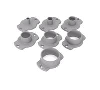 PRIWAS Jeu de douilles de copiage compatibles avec Einhell TE-RO/TC-RO | Anneaux de copiage compatibles avec les défonceuses Einhell (Set 1 : 10/15/20/25/30/35/40)