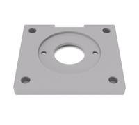 PRIWAS plaque adaptatrice compatible avec Bosch GKF 600 | semelle de glissement pour bagues de copiage compatible avec les affleureuses Bosch
