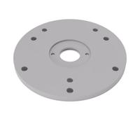 PRIWAS plaque adaptatrice XL compatible avec Bosch POF 1200 AE/1400 ACE | semelle de glissement agrandie pour bagues de copiage compatible avec les défonceuses Bosch