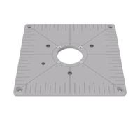 PRIWAS plaque d’insertion compatible avec Bosch GKF 1600 base plongeante | plaque d’insertion pour table de défonceuse compatible avec les défonceuses Bosch