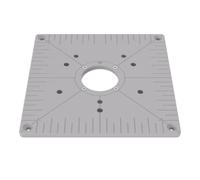 PRIWAS plaque d’insertion compatible avec Bosch POF 1200 AE/1400 ACE | plaque d’insertion pour table de défonceuse compatible avec les défonceuses Bosch