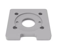 PRIWAS Plaque de base/adaptateur pour douilles de copiage compatible avec Metabo FMV 18 LTX BL 8 | Plaque coulissante compatible avec les fraises à bordure Metabo