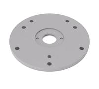 PRIWAS Plaque de base/adaptateur ronde pour douilles de copiage compatible avec Bosch POF 1200 AE/1400 ACE | Plaque coulissante agrandie compatible avec les défonceuses Bosch