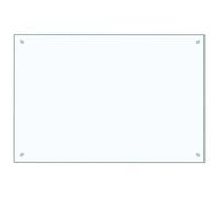 Prix bas - Dosseret de cuisine-Crédence de cuisine - Transparent 90x60 cm Verre trempé （899448615853)