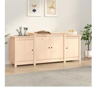 Prix bas - Enfilade Buffet de Cuisine,Buffet 164x37x68 cm-Bois massif de pin (618638049467)