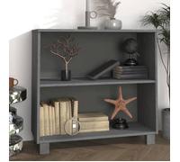 Prix bas - Enfilade Buffet de Cuisine,Buffet HAMAR Gris foncé 85x35x80 cm-Bois massif de pin (733300907806)