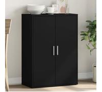 Prix bas - Enfilade Buffet de Cuisine,Buffet noir 60x31x84 cm-Bois d'ingénierie (340144769236)