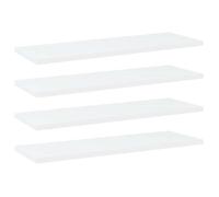 Prix Bas - Panneaux de bibliothèque 4 pcs blanc bois d’ingénierie - Étagère @BYJ7567654